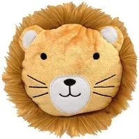 Aumüller Tierkuscheltier Aumüller Katzenspielzeug Cordkissen Löwe Leo mit, Eiche
