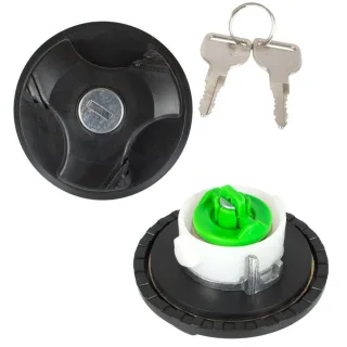 Tankdeckel Deckel + 2x Schlüssel für Lancia Delta Lybra Musa Thesis Y Ypsilon