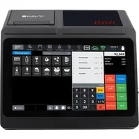 OLYMPIA OFFICE Registrierkasse T110, Kasse inkl. Drucker, Kassensystem für Restaurant, Gastronomie, schwarz