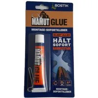 BOSTIK Klebstoff Bostik Mamut Glue 1K Hybrid Klebstoff 38g Tube weiß Montagekleber, Klebt innen, außen sowie unter Wasser