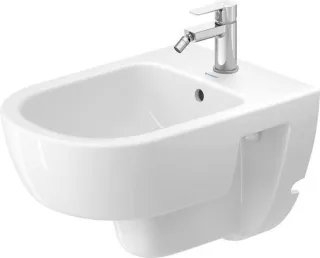 Duravit D-Code Wand Bidet, weiss Hochglanz 2723150000