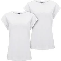 URBAN CLASSICS T-Shirt Urban Classics Pre-Pack Ladies Extended Shoulder Tee (1-tlg)