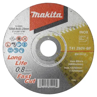 Makita Trennscheibe INOX 125x0,8 mm - E-22953-12