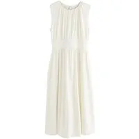 Next Midikleid Sommerliches, tailliertes Jersey-Midikleid (1-tlg)