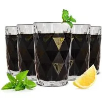 Sendez Longdrinkglas 6 Trinkgläser 350ml Saftgläser Cocktailgläser Longdrinkgläser Gabi, Glas