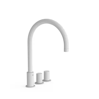 Tres 3 Loch 2 Griff Waschtischarmatur Beliebige Installation Mit Griff, 06110501BM 06110501BM