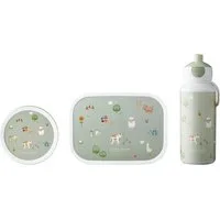 Mepal Lunchbox Campus Lunchset 3er Set, Acrylnitril-Butadien-Styrol (ABS), (3-tlg)