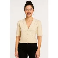 ONLY Strickjacke ONLRENE LIFE SS BLING CARDIGAN CC KNT