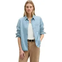 Marc O'Polo Jeansbluse aus fließendem Organic Cotton