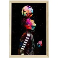JUSTGOODMOOD Poster Premium ® Christiano Ronaldo Fußball Poster · ohne Rahmen
