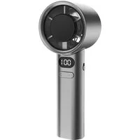 LA CUTE Handventilator Mobiler Mini-Handventilator mit USB-C, LED-Display & 120 Kühlstufen, Stufenanzeige via LED, leise Kühlung, starker Akku, kompakt & mobil