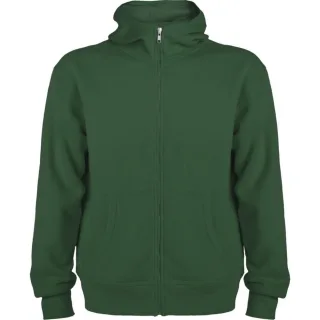 Roly - "Montblanc" Hoodie mit durchgehendem Reißverschluss für Herren (Flaschengrün)