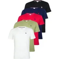 U.S. Polo Assn. T-Shirt T-Shirt Kurzarmshirt 5er Pack (5-tlg., 5)
