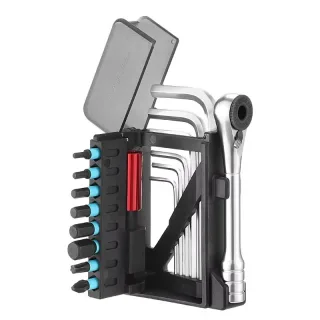BENGGUO BG-9870 Flip-Top Bike Ratchet Tool Set Portable Multi-functional Bicycle Repair Tool Kit Hexagonal Wrench for MT