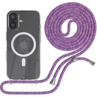 EAZY CASE Handykette mit Magsafe Hülle für Apple iPhone 17 6,3 Zoll, Magsafehülle Kette zum Umhängen mit Umhängeband mit Riemen Unicorn