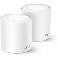 tp-link Deco X50 Mesh WLAN Set 2er Pack AX3000 WLAN-Repeater, Dual Band Router & Repeater, WPA3 Reichweite bis 418m²