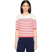 Cartoon Kurzarmshirt Damen mit Rundhalsausschnitt (1-tlg)