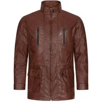 Mouflon Lederjacke Chris Innenliegender Kordelzug zur Taillenregulierung.