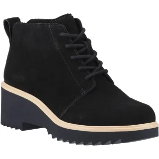 TOMS Maude Leder Damen Schwarz Stiefel