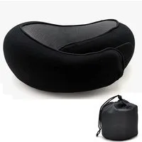 Athlix Nackenkissen Reise Nackenkissen Memory-Schaum Nackenstütze Schlafkissen, Ergonomisches Design, atmungsaktiv, waschbarer Bezug