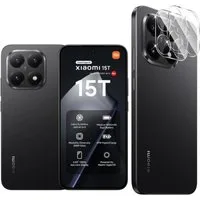 CLM-Tech Kameraschutzglas 2X für Xiaomi 15T, Linse Schutzglas 9H Glas - Folie kristallklar Panzerglas, 2 Stück, Kratzfest