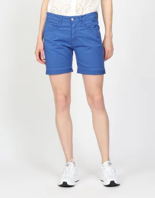 GANG Damen Shorts 94NICA SHORTS - boyfriend fit Hose riverside blue