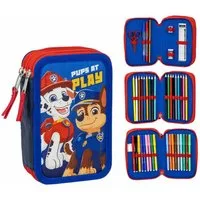 Artesanía Federmäppchen Paw Patrol Dreifach-Federtasche