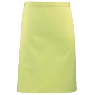 Premier Ladies/Womens Mid-Length Apron (2er-Pack) (Limette)
