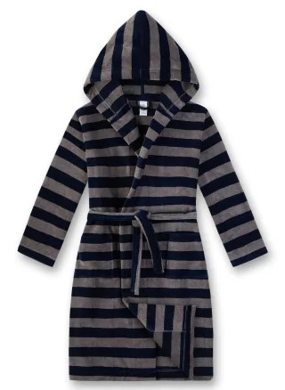 Sanetta - Bademantel/Morningcoat blue night mel - Gr. - 128