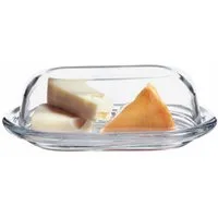 Pasabahce Butterdose Pasabahce Basic Butterdose 169 x 101 mm (6 3/4 x 4) - 2-tlg. Set, (1-tlg)