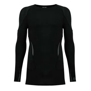 Skins - "G400" Oberteil für Herren, Hochleistungsmaterial, Langärmlig (Schwarz/Grau)