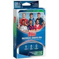 Topps Sammelkarte 2025-26 Topps Flagship UEFA Club Competitions Soccer Hanger Box