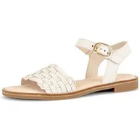 Gabor Riemchensandale, Blockabsatz, Sommerschuh, Sandalette mit Bandage in Flechtoptik