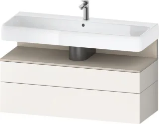 Duravit Qatego Waschtischunterbau wandhängend Weiß Supermatt 1190x470x590 mm - QA4396083840010 QA4396083840010