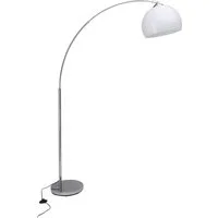 Brilliant Bogenlampe Vessa - Bogenstehleuchte, ohne Leuchtmittel, Stehlampe Wohnzimmer, H 166 cm, B 122 cm, E27-Fassung, Bogenleuchte