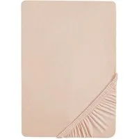 roba® Spannbettlaken für Kinder- und Babymatratzen 40x90 & 45x90 cm oder 60x120 & 70x140 cm, Bio-Baumwolle, Frosty Almond - GOTS und Oeko-Tex Standard 100 - Beige