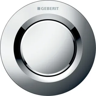 Geberit Fernbetätigung Typ 01 pneumatisch für 1-Mengen-Sp., UP-Drücker glanzverchromt, 116040211 116040211