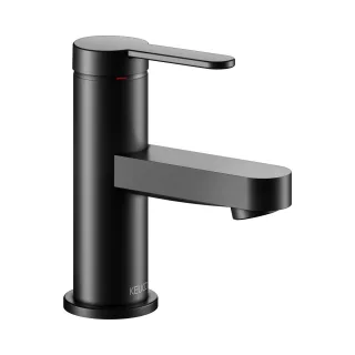 Keuco IXMO Flat Black Selection Einhebel-Waschtischmischer 60, ohne Ablaufgarnitur, schwarz matt 59504373100