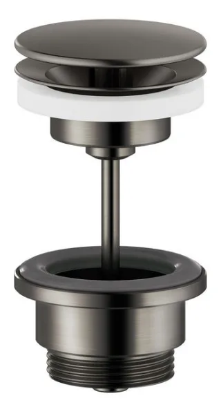 Damixa Ablaufgarnitur, Immer offen, Graphit PVD, 238605500 238605500