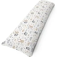 Amilian Seitenschläferkissen 150 cm x 40 cm (Made in EU), Stillkissen, Lagerungskissen, Schwangerschaftskissen zum Schlafen, Pregnancy Pillow, Lagerungskissen mit Bezug