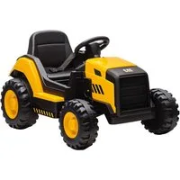 AIYAPLAY Elektro-Kindertraktor Aufsitztraktor mit 2,4G Fernbedienung Bluetooth Elektrotraktor, (1-tlg), für Kinder 3-6 Jahre, Gelb