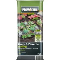 Primaster Spezialerde Primaster Zier- & Graberde torffrei 16 L, Torffrei