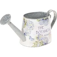 Florists Products Gießkanne Dekorative Gießkanne aus Metall mit Hortensien-Motiv