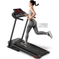 Sportstech Laufband F10, Leiser 2,5 PS Motor, 10km/h, Selbstschmiersystem, max 120kg