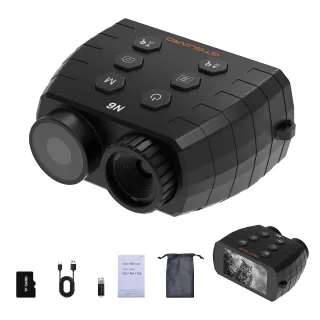 [EU/US Direct] GTGUARD N6 Night Vision Binoculars with 2.95-inch TFT Display 300m IR 850nm 12MP 1080P Video 5X Digital Z