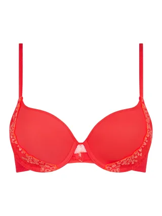 Chantelle Lingerie - Spice Bedeckender T-Shirt BH red cocktail multico - Gr. - 85 D