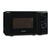 exquisit Mikrowelle MW 802, Mikrowelle, 20,00 l, 20 Liter, 25,5 cm Drehteller, inkl. Timer, einfach Bedienung, 700 Watt