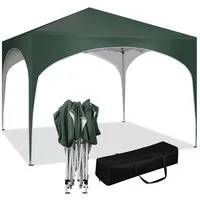 Woltu Pavillon, Pop-Up wasserdicht Sonnenschutz aus Oxford 3x3m