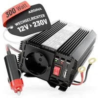 ABSINA Wechselrichter 12V auf 230V Spannungswandler - Modifizierter Sinus Wechselrichter, (1 St)
