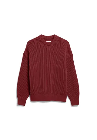Armedangels - VANISÉ RIB KNIT SWEATER velvet red-light velvet red - Gr. - L